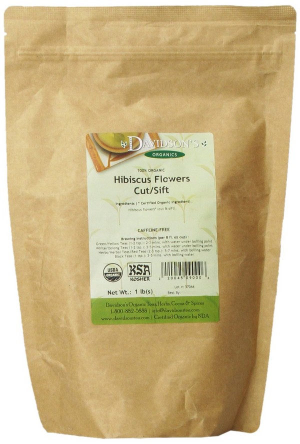 Davidson'S Tea Organic Hibiscus Cut And Sifted