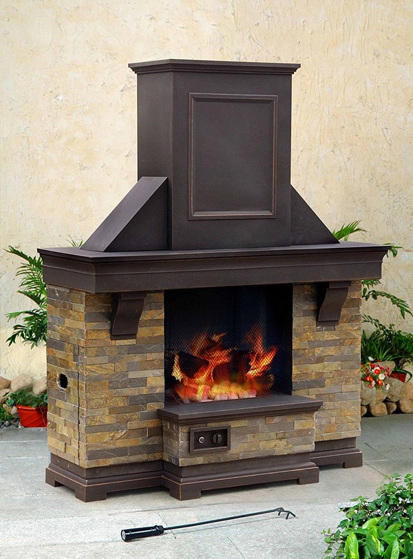 Outdoor fireplace ideas