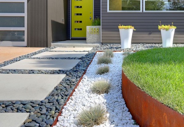 45 Landscaping Ideas For Front Yards, Diy Landscape Rocks
