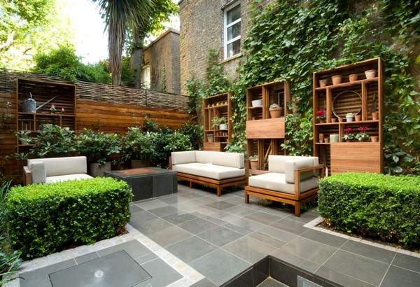 Backyard patio garden ideas