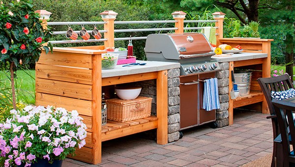 Inexpensive outdoor 2025 kitchen ideas