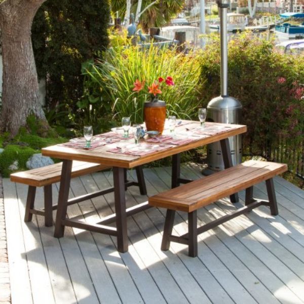 11 Beautiful Garden Picnic Bench Ideas for Your Backyard