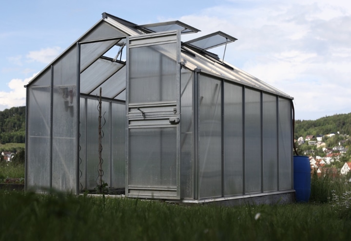 metal greenhouse