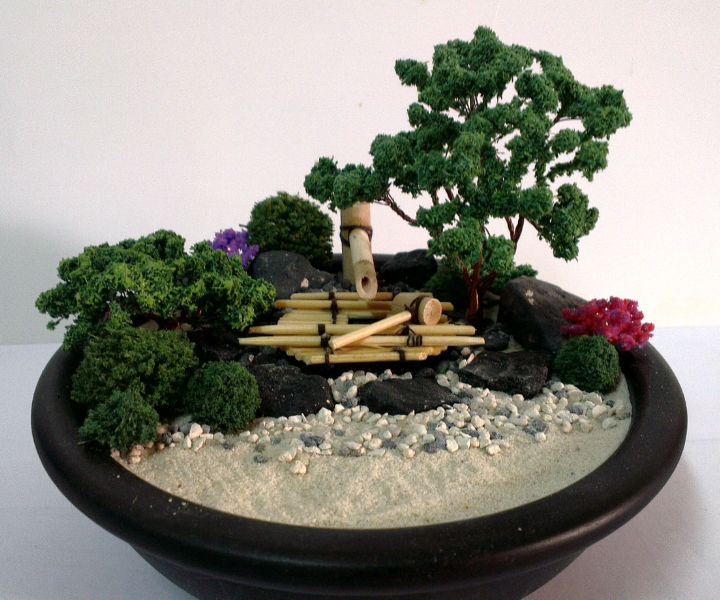 21+ Beautiful Zen Garden Ideas 2019 #zengarden #Miniature